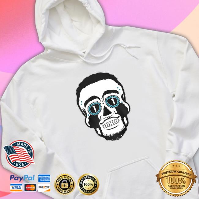 A. J. Brown Philadelphia Eagles Sugar Skull 2022 Long Sleeve Shirt A. J. Brown Philadelphia Eagles Sugar Skull 2022 Shirts