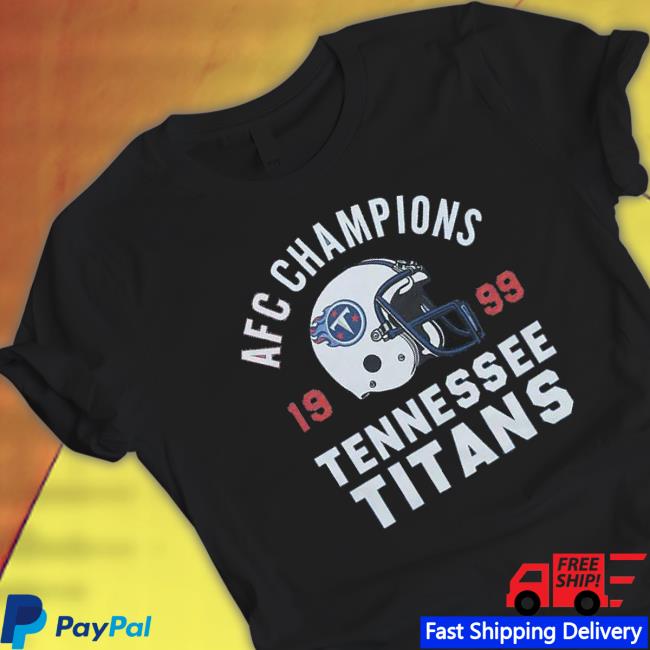 Tennessee Titans 1999 Afc Champions T-Shirt Tennessee Titans 1999 Afc Champions Tee Shirt