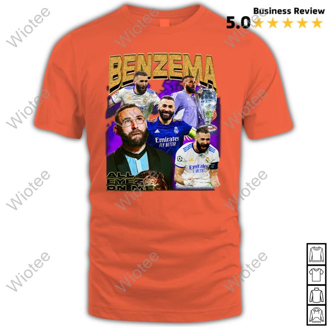 Vinícius Júnior Karim Benzema Ballon D’Or Shirt Karim Benzema Ballon D’Or Tee Shirt