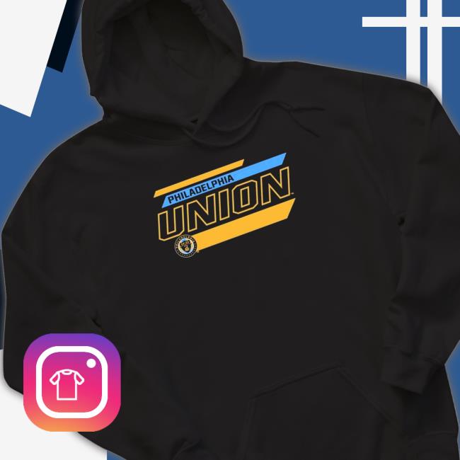 Men’s Philadelphia Union Navy Rising Bars Hooded Sweatshirt
