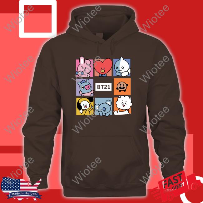 BT21 Hoodie Ajh Shop Merch Space Jj Namedillegirl BT21 Shirt