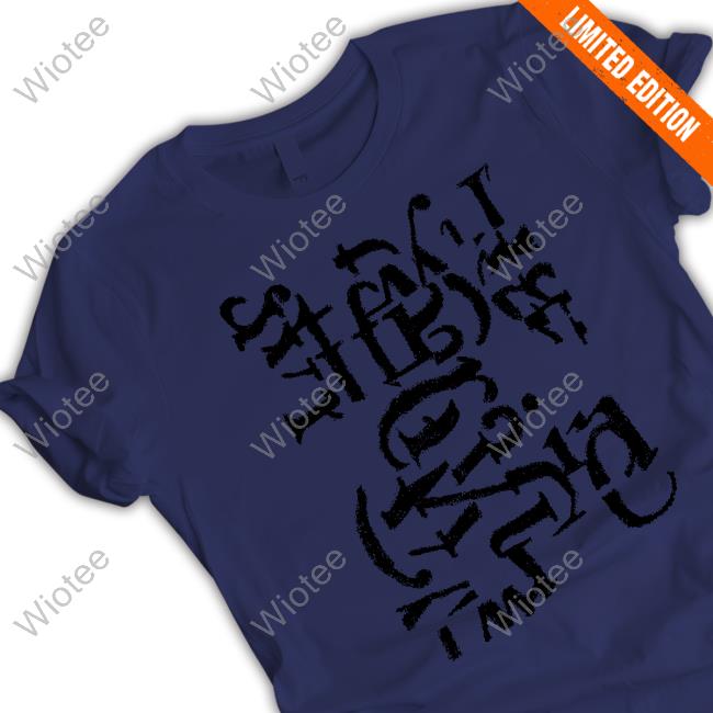 Alphabet Fragment Long Sleeve Tee Alphabet Fragment Shirt