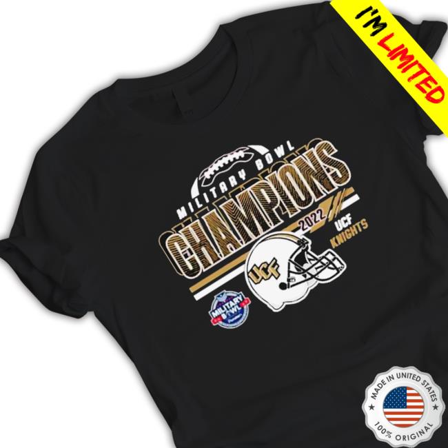 Official Ucf Knights 2022 Military Bowl Champions Sweatshirts Official Ucf Knights 2022 Military Bowl Champions Tee Shirt