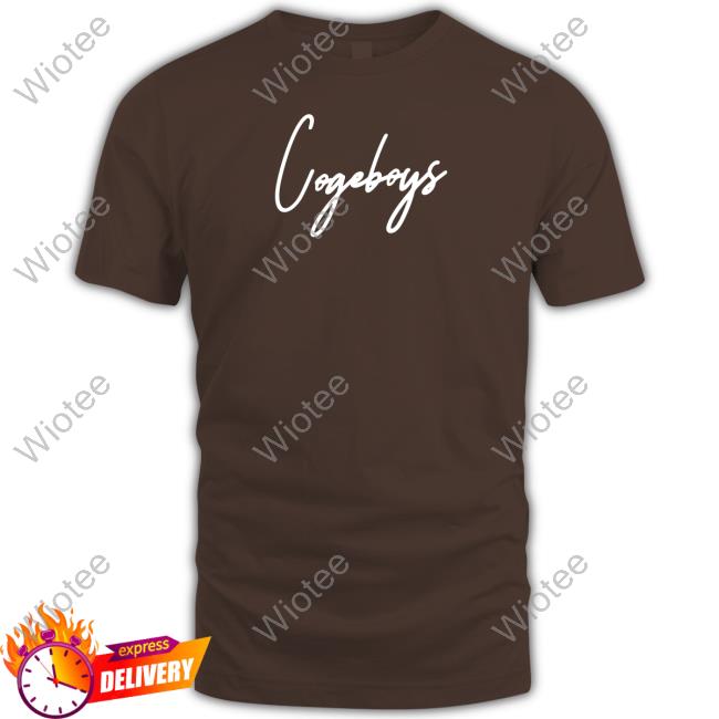 Official Cogeboys Tee Shirt Cogeboys Long Sleeve Tee Sheggz Merch