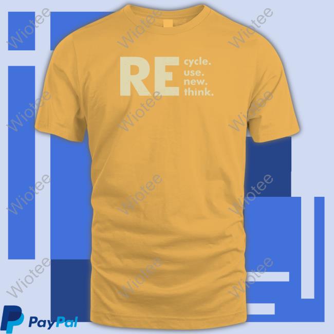 Recycle Reuse Renew Rethink Shirt Crisis Environmental Activism Crewneck Sweatshirt