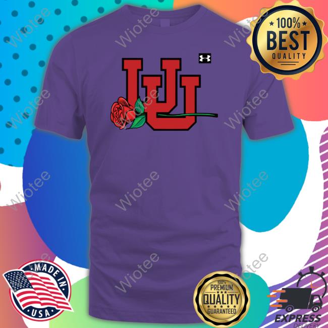 Interlocking Utah Utes Football Rose TankTop