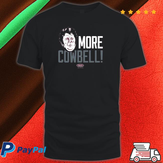 Official Mike Leach More Cowbell Tee Shirt
