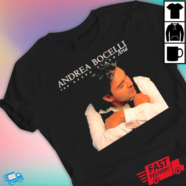 1998 Andrea Bocelli Vintage Aria The Opera Album Tour Tee