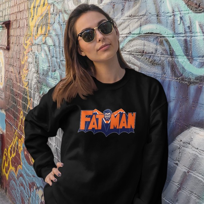 Fatman Hoodie Kevinsmith Fatman On Batman