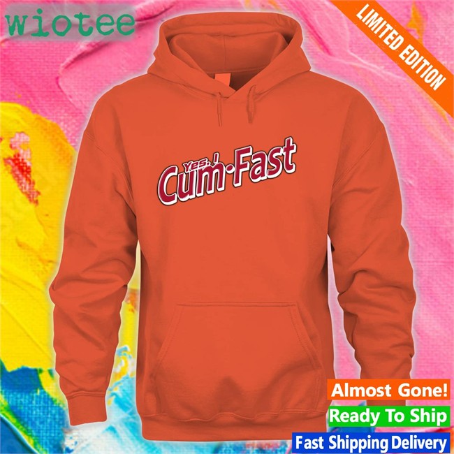 Shirts That Go Hard Yes I Cum Fast Offical White Tees