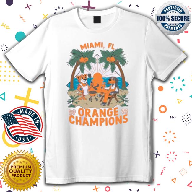 Orange 2022 Champions Miami Fl Tee Shirt