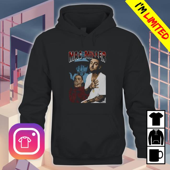 Mac miller college design singer 90s Long Sleeve T Shirt