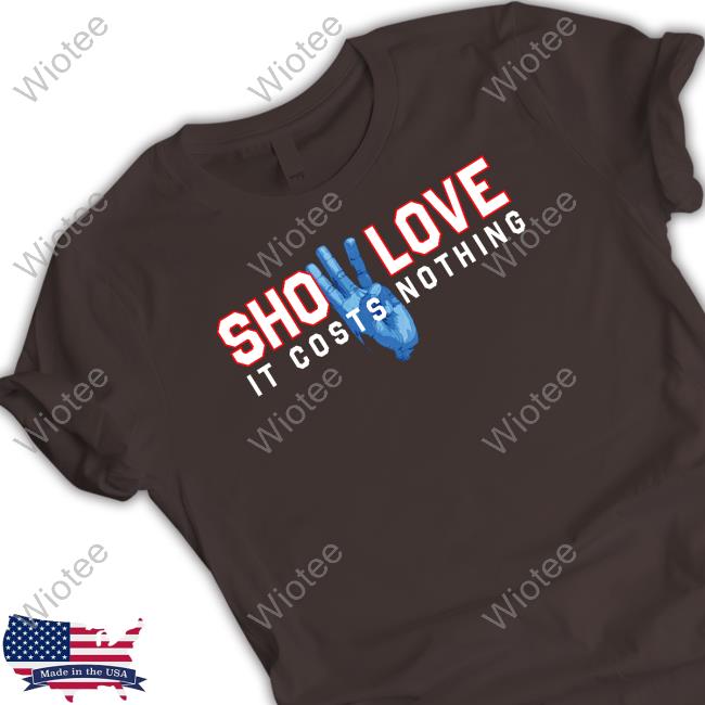 Damar Hamlin Show Love It Costs Nothing Tee Shirt Official Show Love It Costs Nothing Tee Shirt