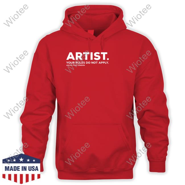 Artist Your Rules Do Not Apply Archie Foal London Tee Artist Your Rules Do Not Apply Archie Foal London Shirt