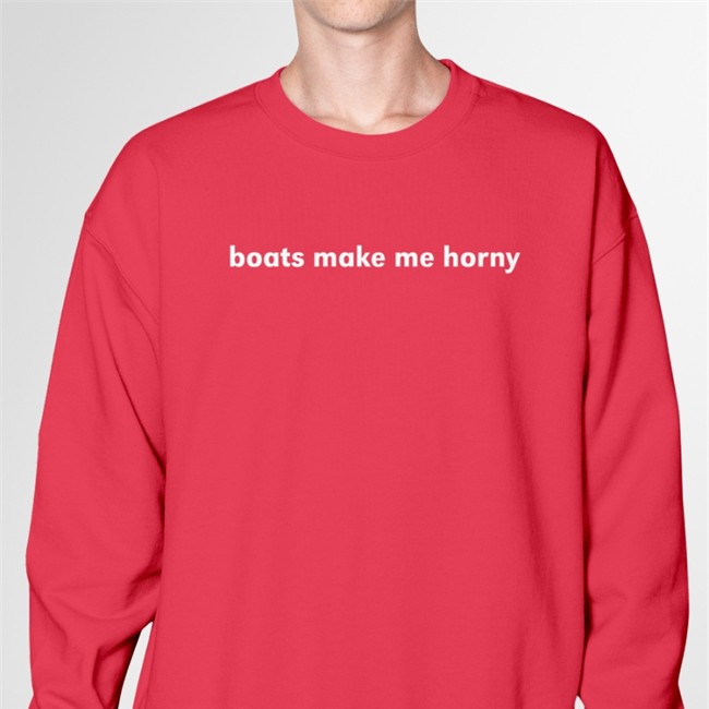 Sadie Crowell Merch Boats Make Me Horny T Shirt Black Sadie Crowell Merch