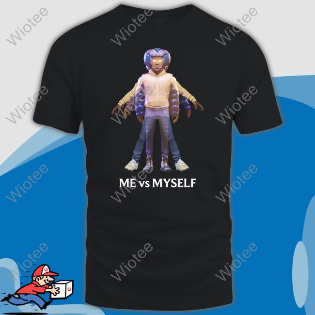 Me Vs Myself Long Sleeve Black