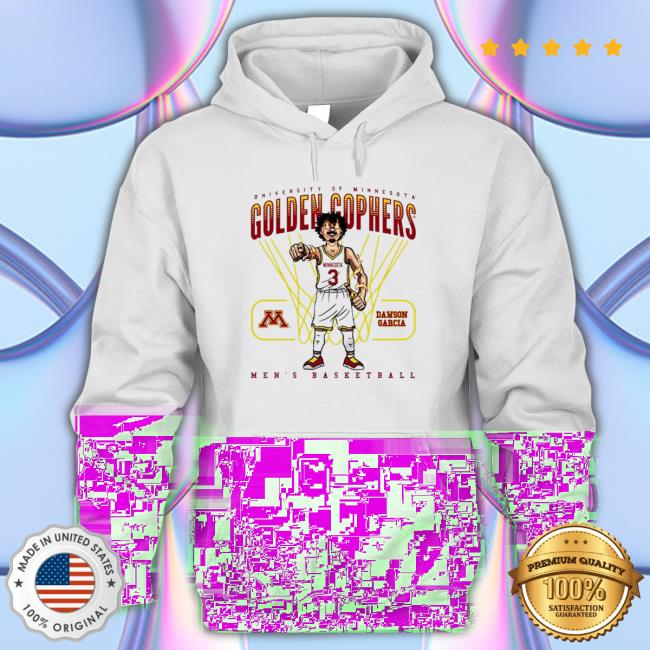 Dawson Garcia University Of Minnesota Golden Gophers NCAA Basketball Shirts Official Dawson Garcia University Of Minnesota Golden Gophers NCAA Basketball Tee Shirt