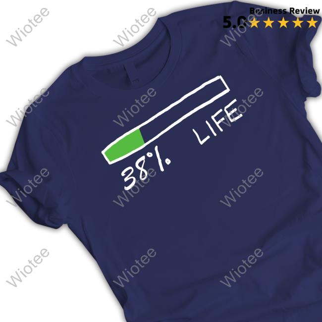 Nas Daily 38% Life T-Shirt Nas Daily Youtube Nas Daily 38% Life Long Sleeve T Shirt