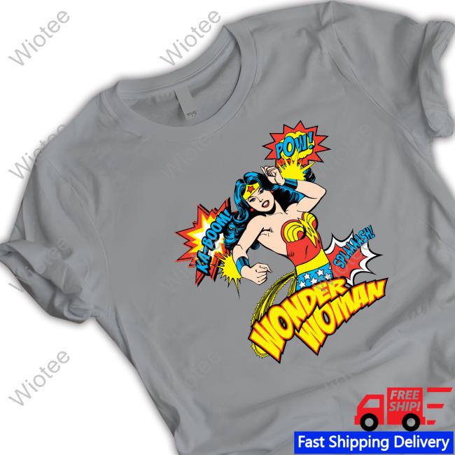Official Dc Comics Retro Wonder Woman Tee Shirt Spread Shirt Merch Official Dc Comics Retro Wonder Woman Cap