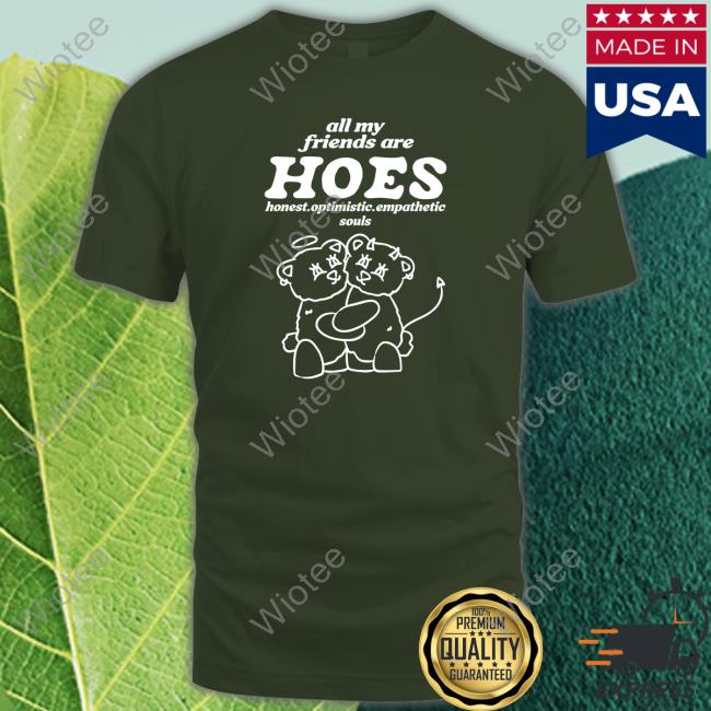 All My Friends Are Hoes Tee Shirt