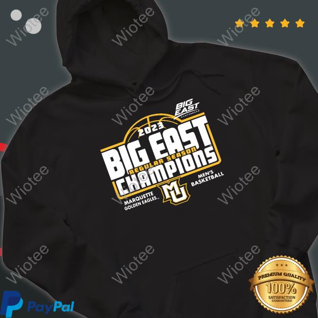 Official 2023 Big East Champions Shirt 2023 Big East Champions SpiritShop Marquette Tee