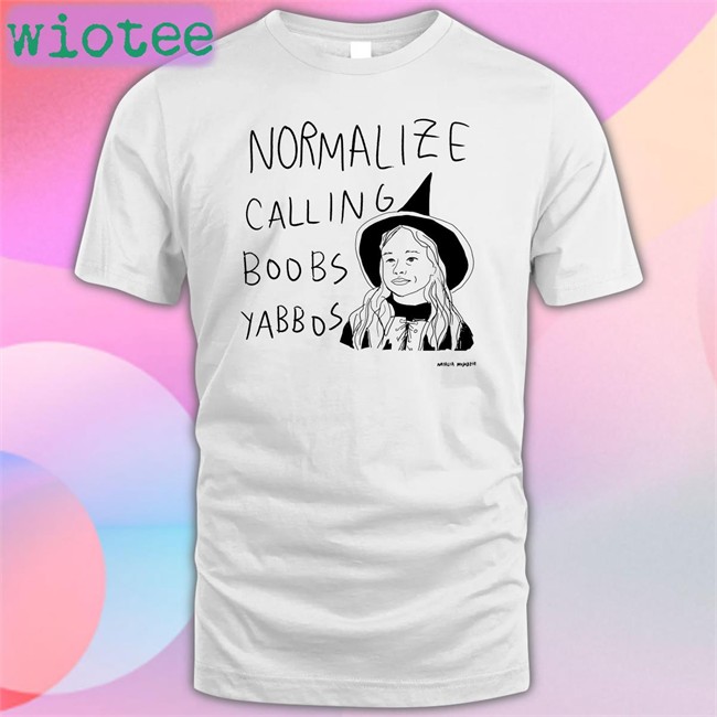 Normalize Calling Boobs Yabbos Tee Shirt Hocus Pocus