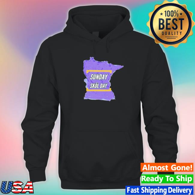 Official Minnesota Vikings Sunday Skol Day T-Shirt Minnesota Vikings Sunday Skol Day Tee