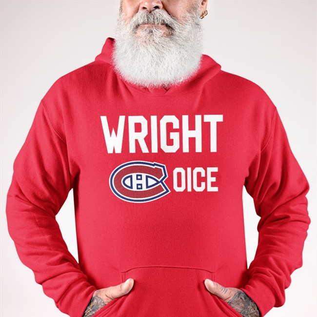 Wright Choice Montreal Canadiens Hoodie Hockey Images That Precede Unfortunate Events