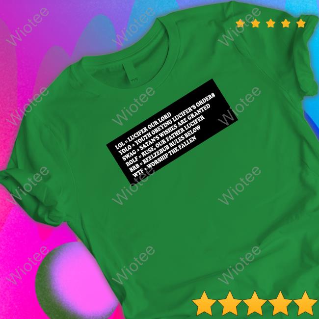Lol Yolo Swag Rofl Brb Wtf Sweatshirt