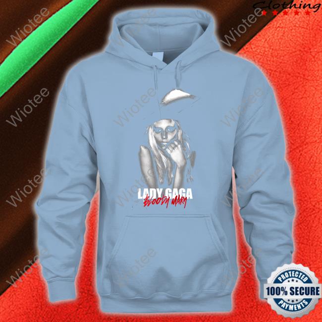 Lady Gaga Bloody Mary Photo Hoodie Interscope Lady Gaga Bloody Mary Photo Shirt Interscope