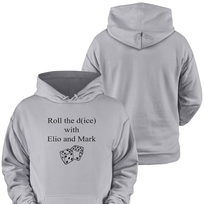 Roll The D(ice) With Elio And Mark Hooded Sweatshirt Big Cat