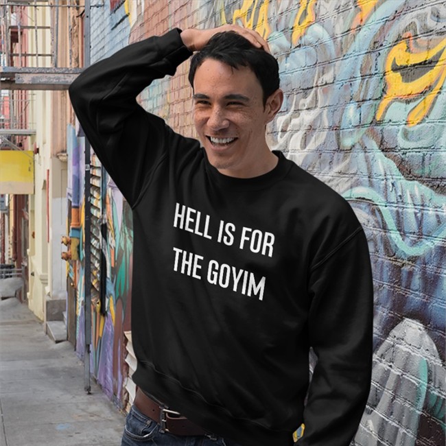 Hell Is For The Goyim T Shirt Black
