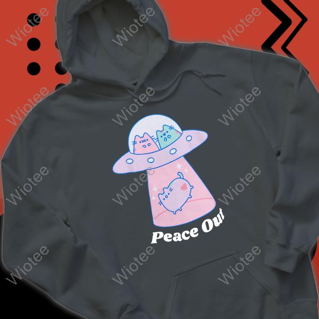 Pastel Pusheen Peace Out T Shirts Pastel Pusheen Peace Out Long Sleeve T Shirt