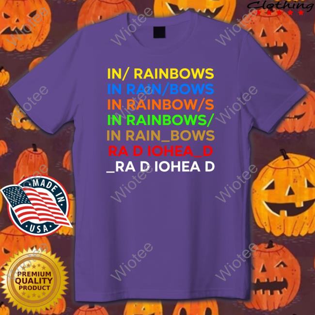 Official Radiohead In Rainbows T-Shirt Poppyann