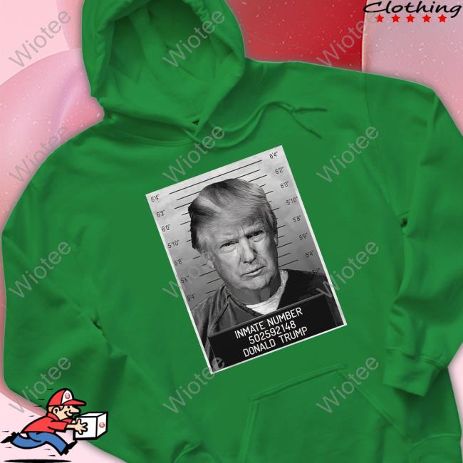 Barstool Sports Merch Inmate Number 502592148 Donald Trump Sweatshirt