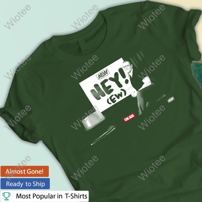 Official Aew Shop Rj City Hey (Ew) On Air Shirt
