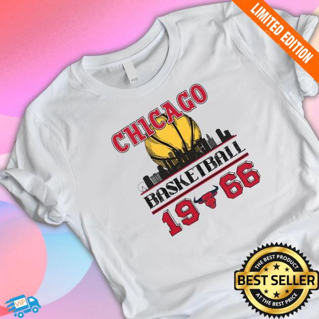 Chicago bulls basketball 1966 skyline Shirts