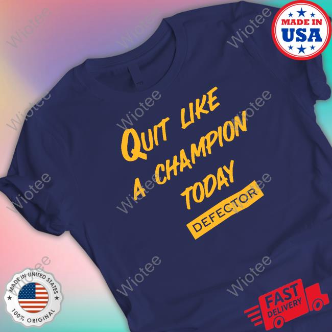 Official Quit Like A Champion Long Sleeve Official Quit Like A Champion Sweatshirt
