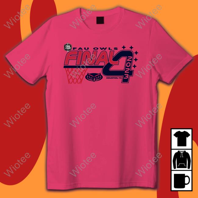 FAU Owls 2023 Final Four Oversized Shirt NCAA FAU Owls 2023 Final Four Oversized Tee