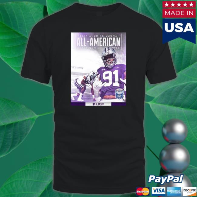 Kansas state wildcats felix anudike uzomah all American Long Sleeve T Shirt