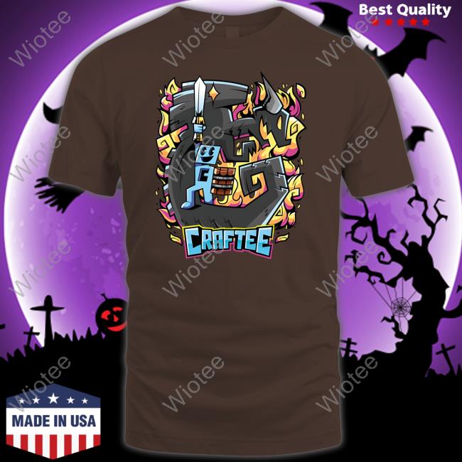 Craftee Merch Craftee And Dragon T Shirt