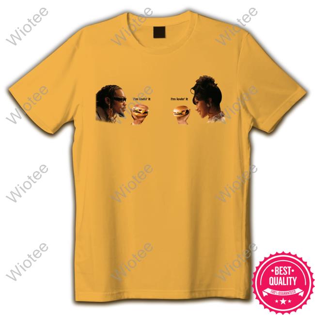 The Cardib And Offset Meal I'm Lovin' It Hooded Sweatshirt