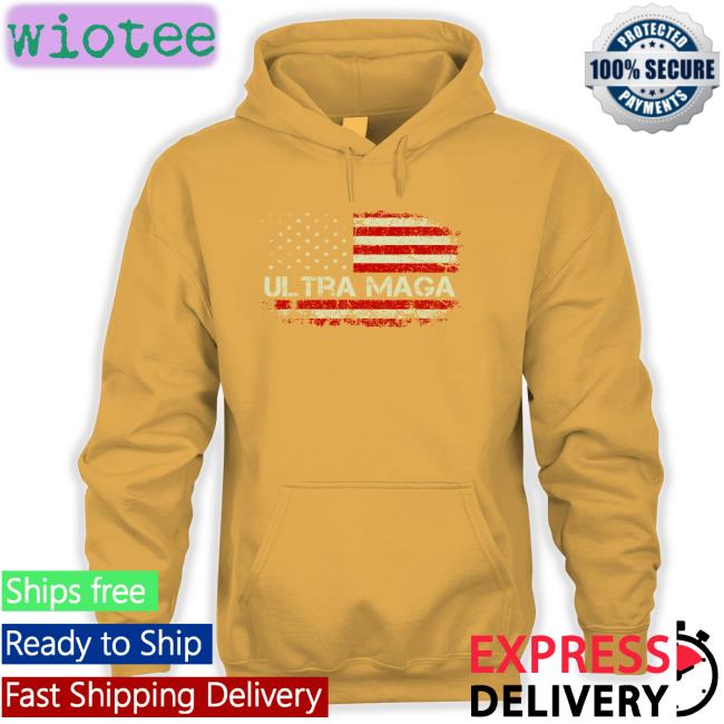 Donald J. Trump Ultra Maga Hooded Sweatshirt Donald J. Trump Ultra Maga Crewneck Sweatshirt