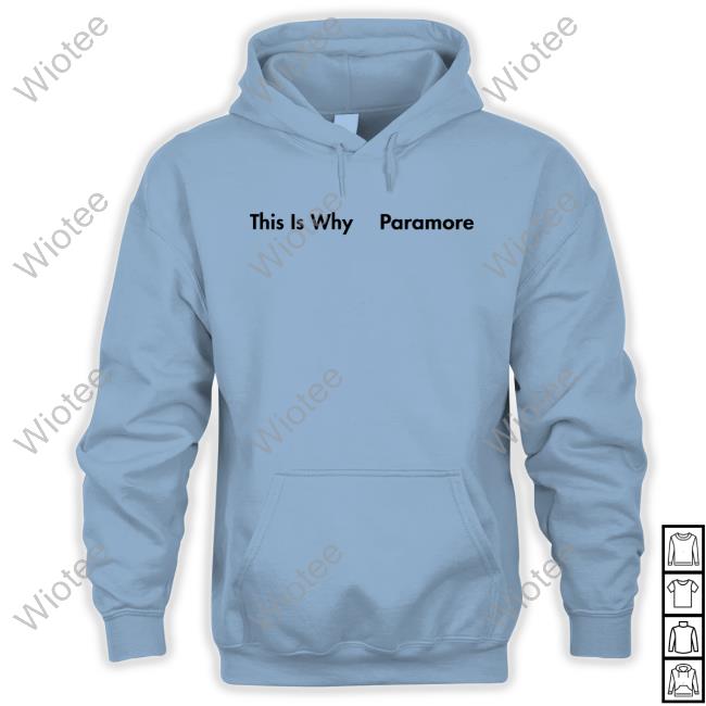 This Is Why Tee This Is Why Paramore Tee Shirt Paramore Merch