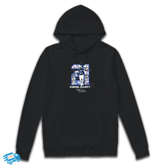 21 Ezekiel Elliott MVP Dallas Cowboys signature Tee Shirts