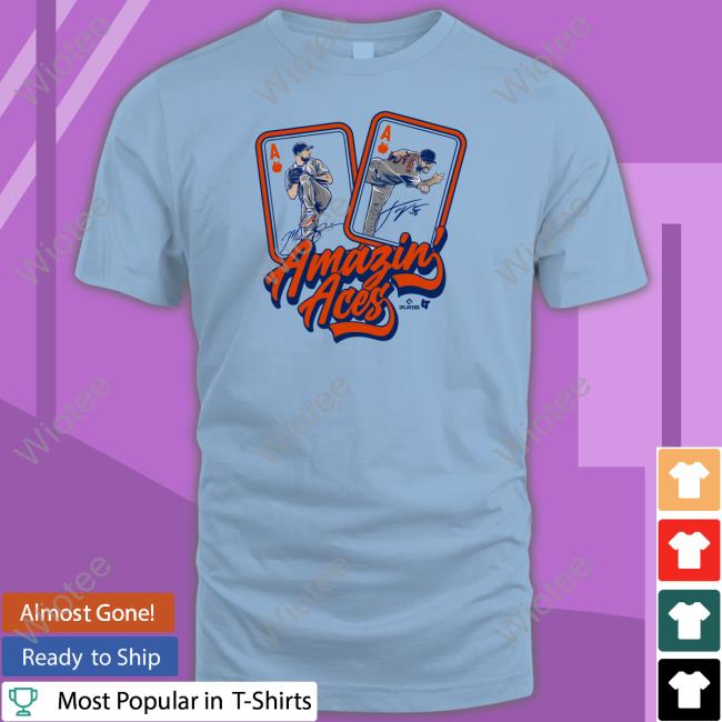 Amazin' Aces Shirt White Amazin' Aces Tee Shirt