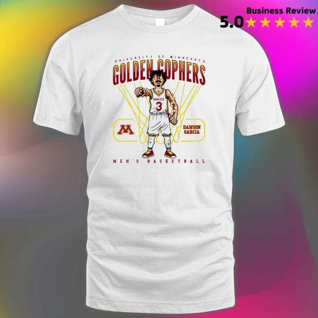 Dawson Garcia University Of Minnesota Golden Gophers NCAA Basketball Hooded Sweatshirt