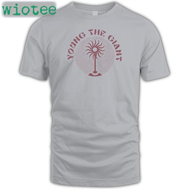 Young The Giant Merch Pinwheel Crewneck Sweatshirt Pinwheel Shirts