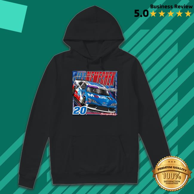Official John Hunter Nemechek Joe Gibbs Racing Team Collection Mobil 1 Car Tee Official John Hunter Nemechek Joe Gibbs Racing Team Collection Mobil 1 Car Shirt