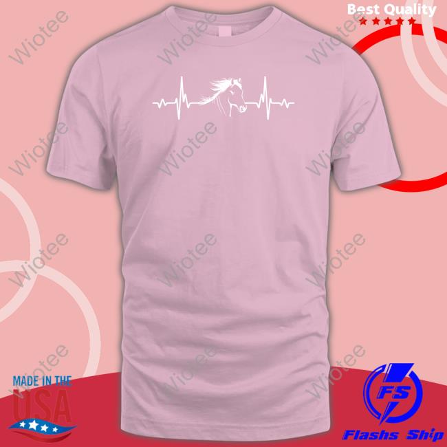 Heartbeat Horse Long Sleeve Tee Heartbeat Horse Hoodie